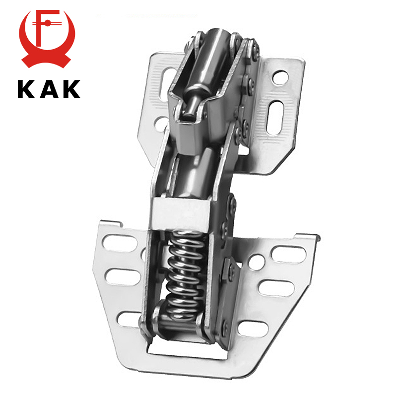 Cabinet Hinge Overlay - KAK 油圧キャビネットヒンジソフトクロージングキッチンダンパーバッファドアクローザー RV キャンピングカードアサポート家具ヒンジハードウェア