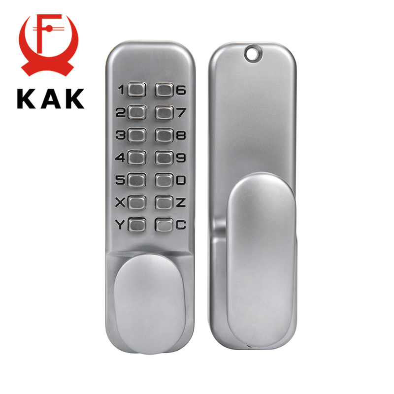 Furniture Hardware Fitting - KAK 亜鉛合金キーレスドアロック機械式コンビネーションロック安全ドアロックコードロック家庭用ハンドルドアハードウェア 3 色