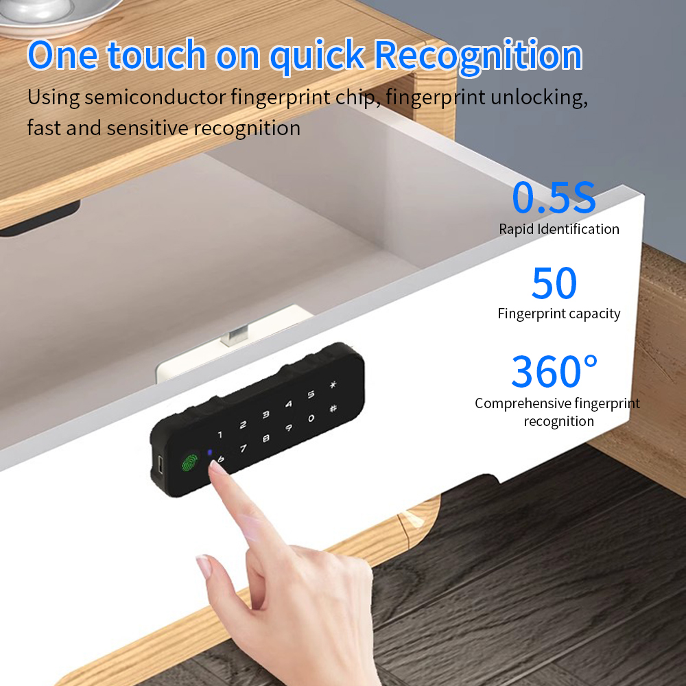 Tuya Bluetooth スマート木製キャビネット指紋ロ - Furniture Hardware Manufacturer のレビューと価格