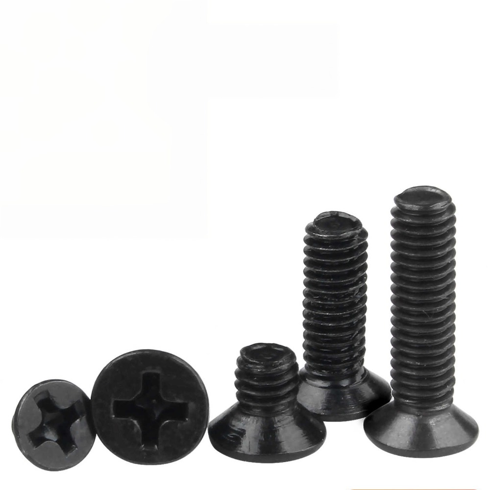 黒色炭素鋼製皿頭ねじ M4 M5 M6 長さ5‑50mm 木 - Furniture Hardware Lowes のレビューと価格