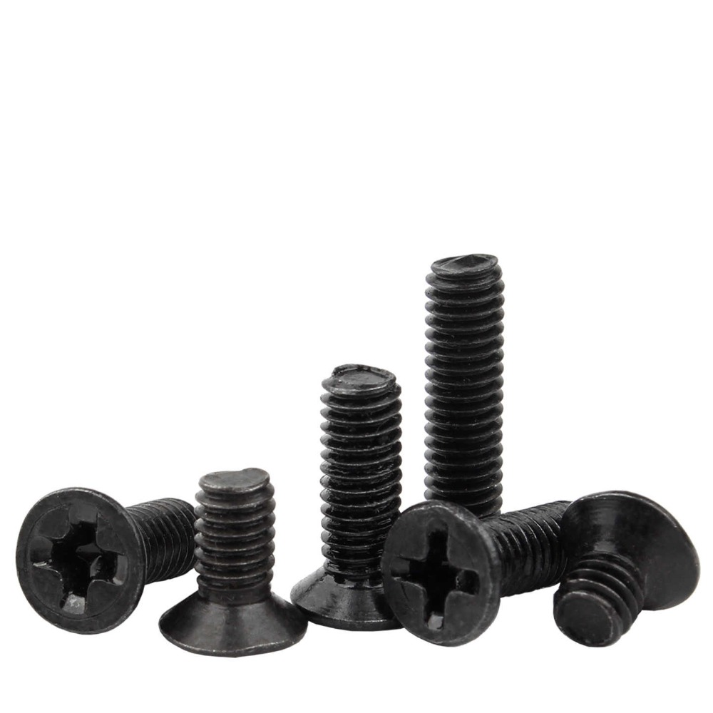 黒色炭素鋼製皿頭ねじ M4 M5 M6 長さ5‑50mm 木 - Furniture Hardware Lowes のレビューと価格