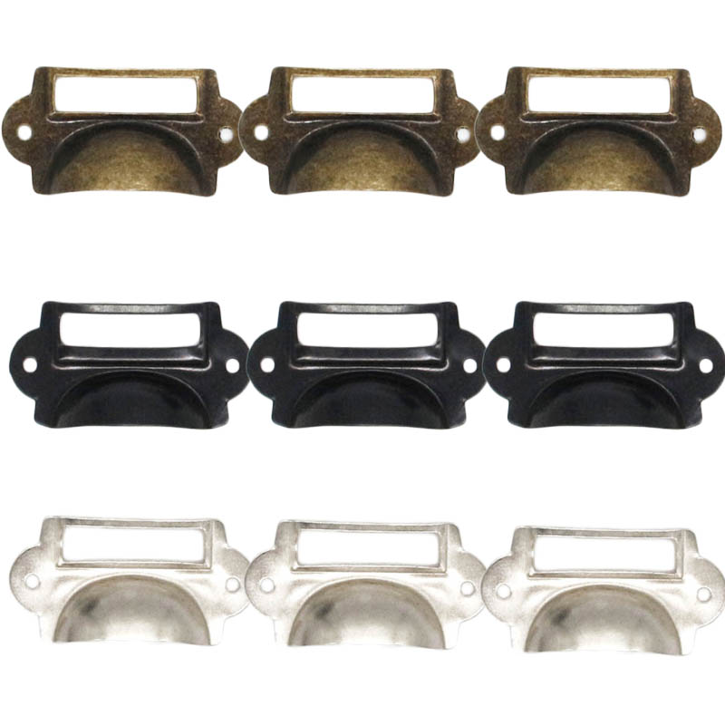 ファイル名カードファイルキャビネットハンドルアンティーク引き - Furniture Hardware Names のレビューと価格