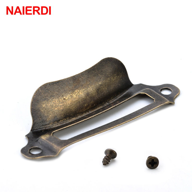 10 個 NAIERDI アンティークボックスラベルハンドル - Furniture Hardware Names のレビューと価格