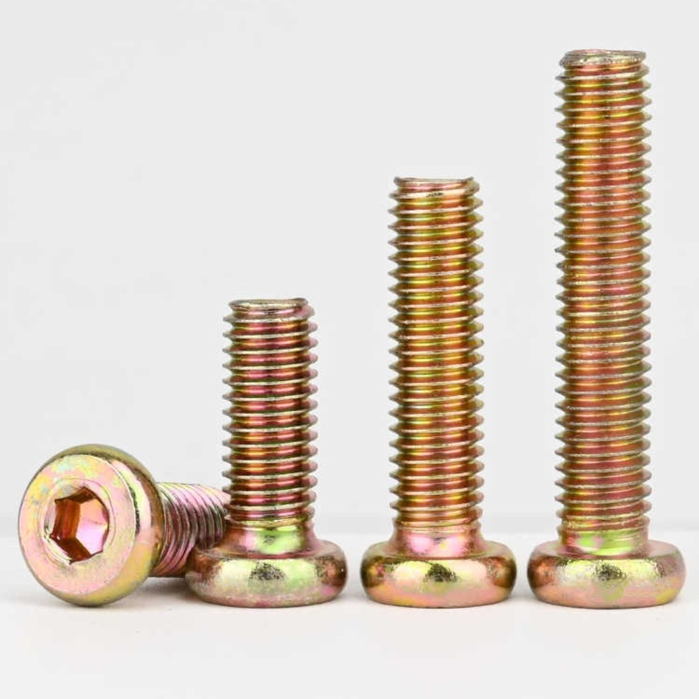 M6 M8 六角ソケット丸平頭家具コネクタボルトカラー亜鉛メ - Furniture Hardware Lowes のレビューと価格