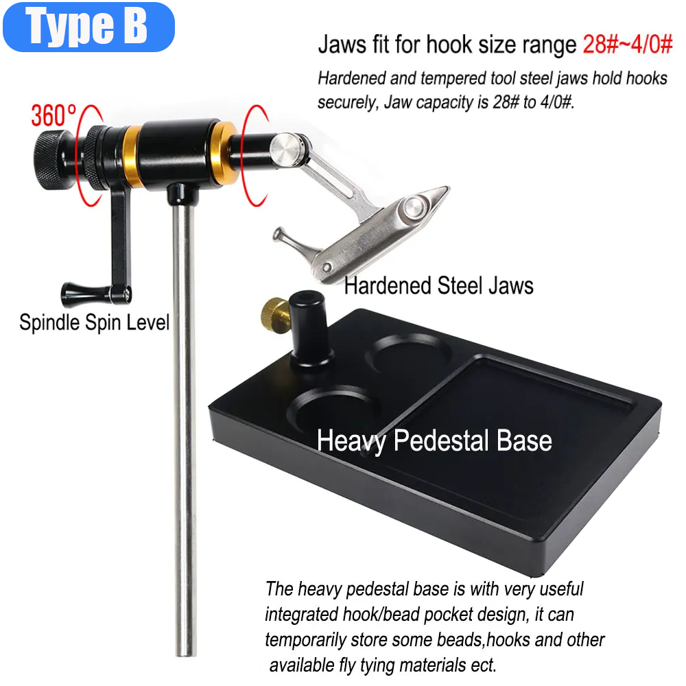 ウィフレオ 360 °   回転フライタイイングバイス釣りハ - Furniture Hardware Jig のレビューと価格