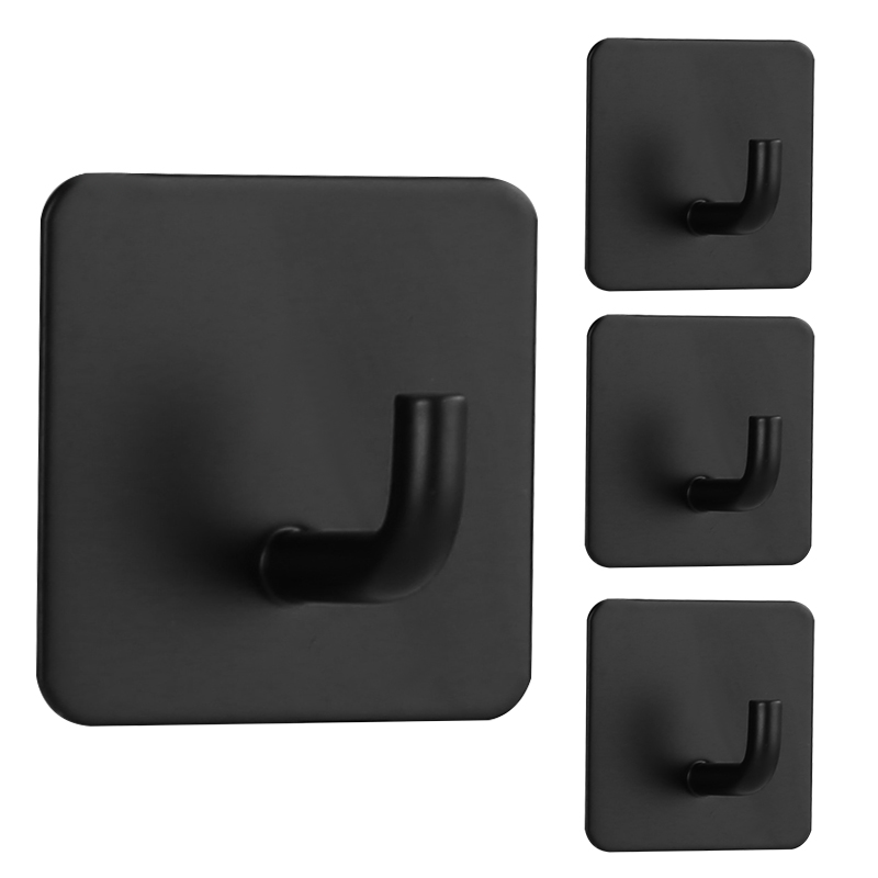 2-4 個の自己粘着式壁フックタオルホルダードア布コートハン - Furniture Hardware Fitting のレビューと価格